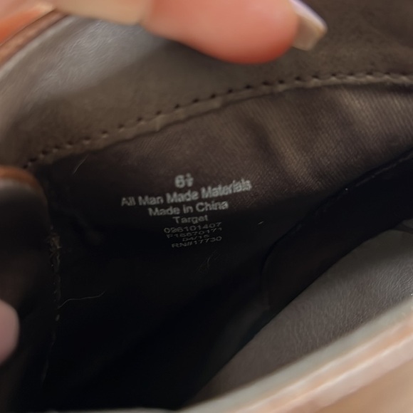 Mossimo Supply Co Chunk Heel Lace Front Boot Size 6.5M - Picture 9 of 9